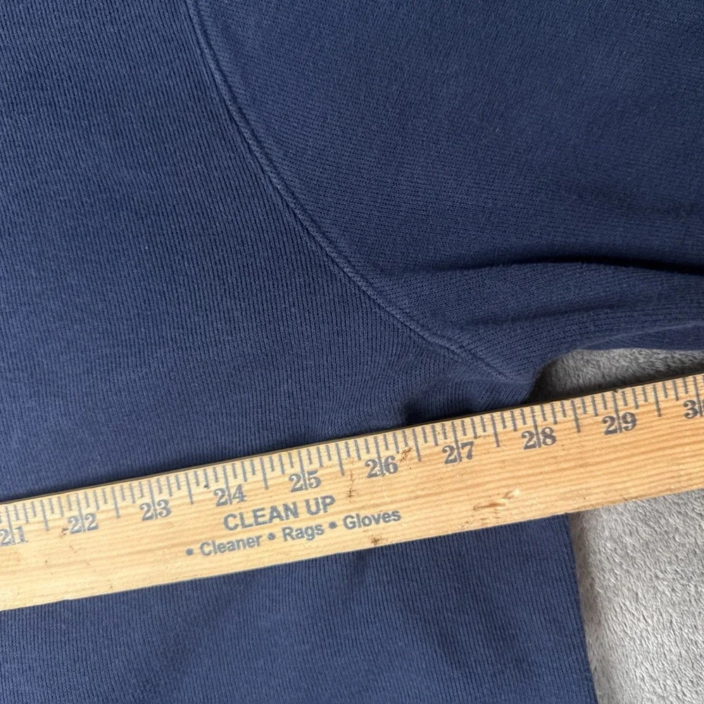 Polo Ralph Lauren Sweater Mens 2XLT XXL Estate Rib Navy Blue 1/4 Zip Pull Over